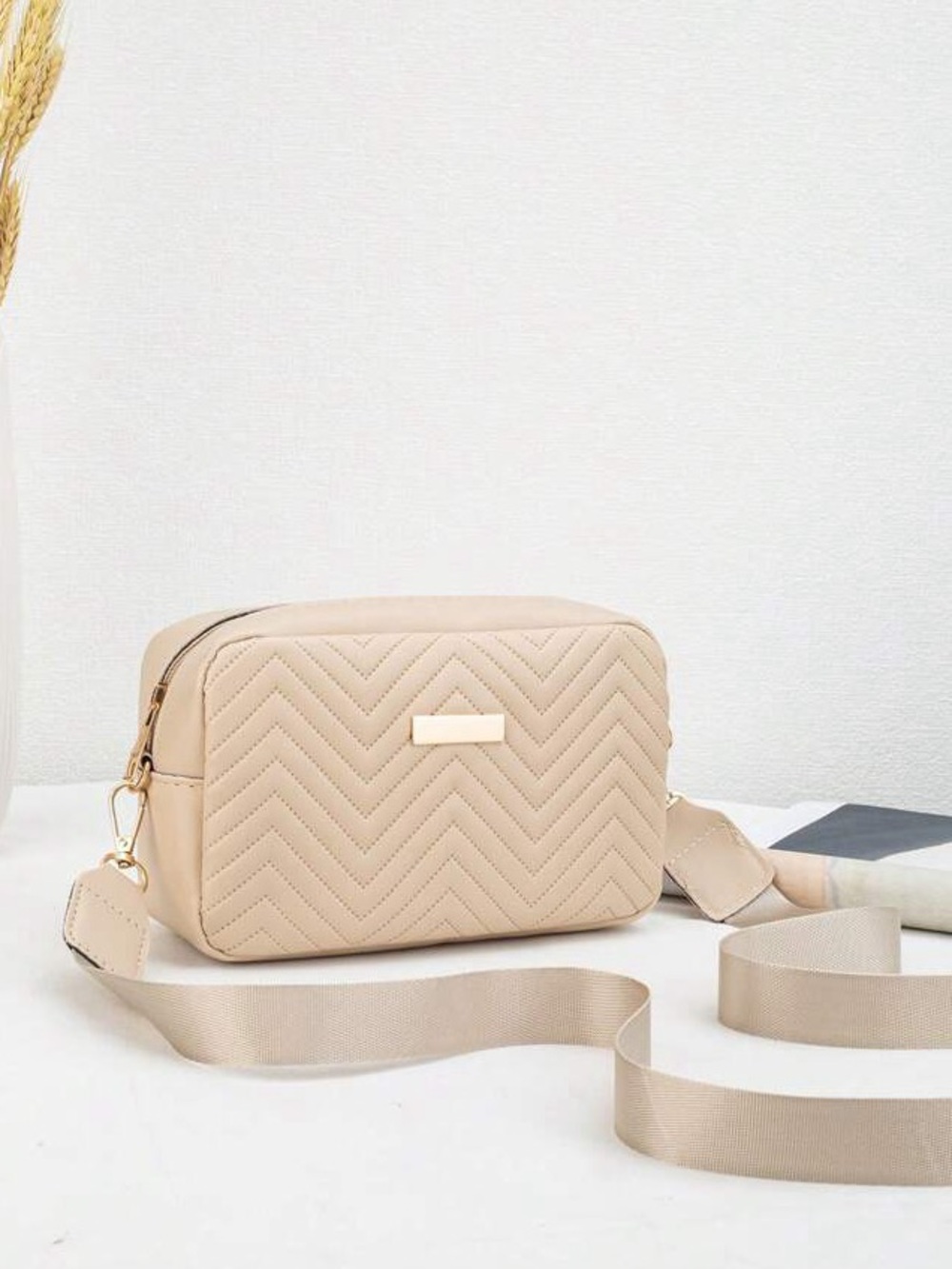 Crossbody Bag - Beige